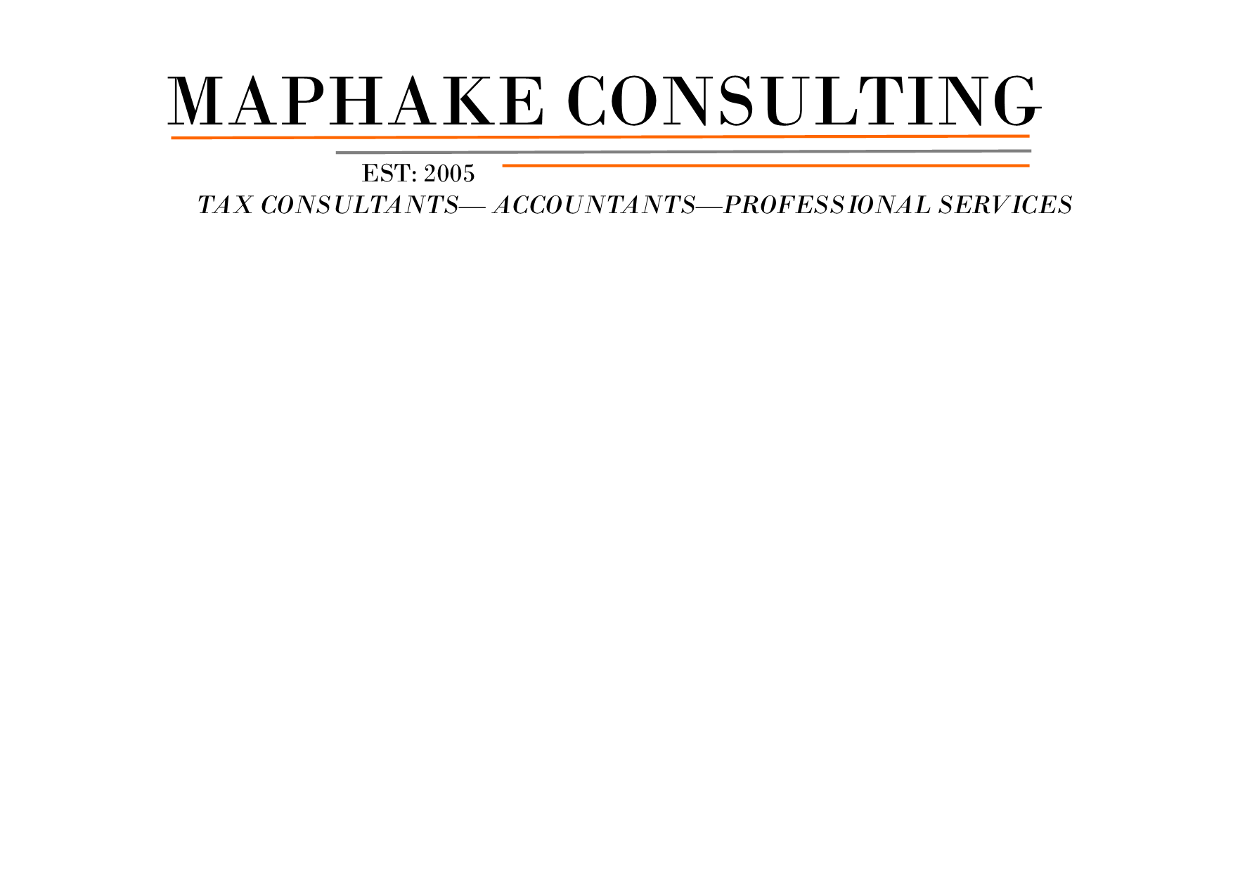 Maphake Consulting Logo